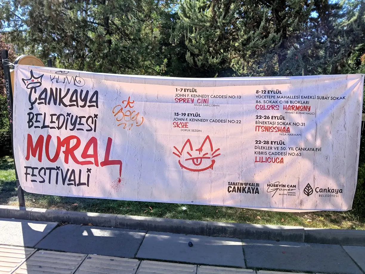 Skoe Doruk Sezgin Çankaya Mural Festivali Jfk Duvar Resmi (1)