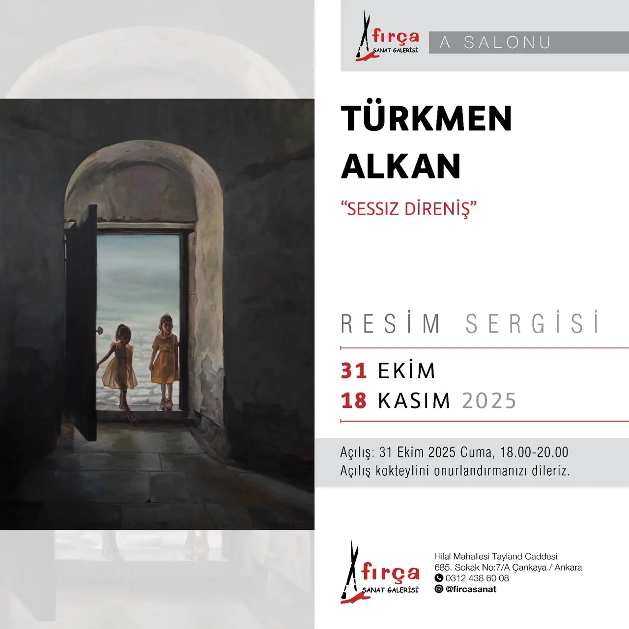 Türkmen Alkan Sessiz Direniş Fırça Sanat Galerisi