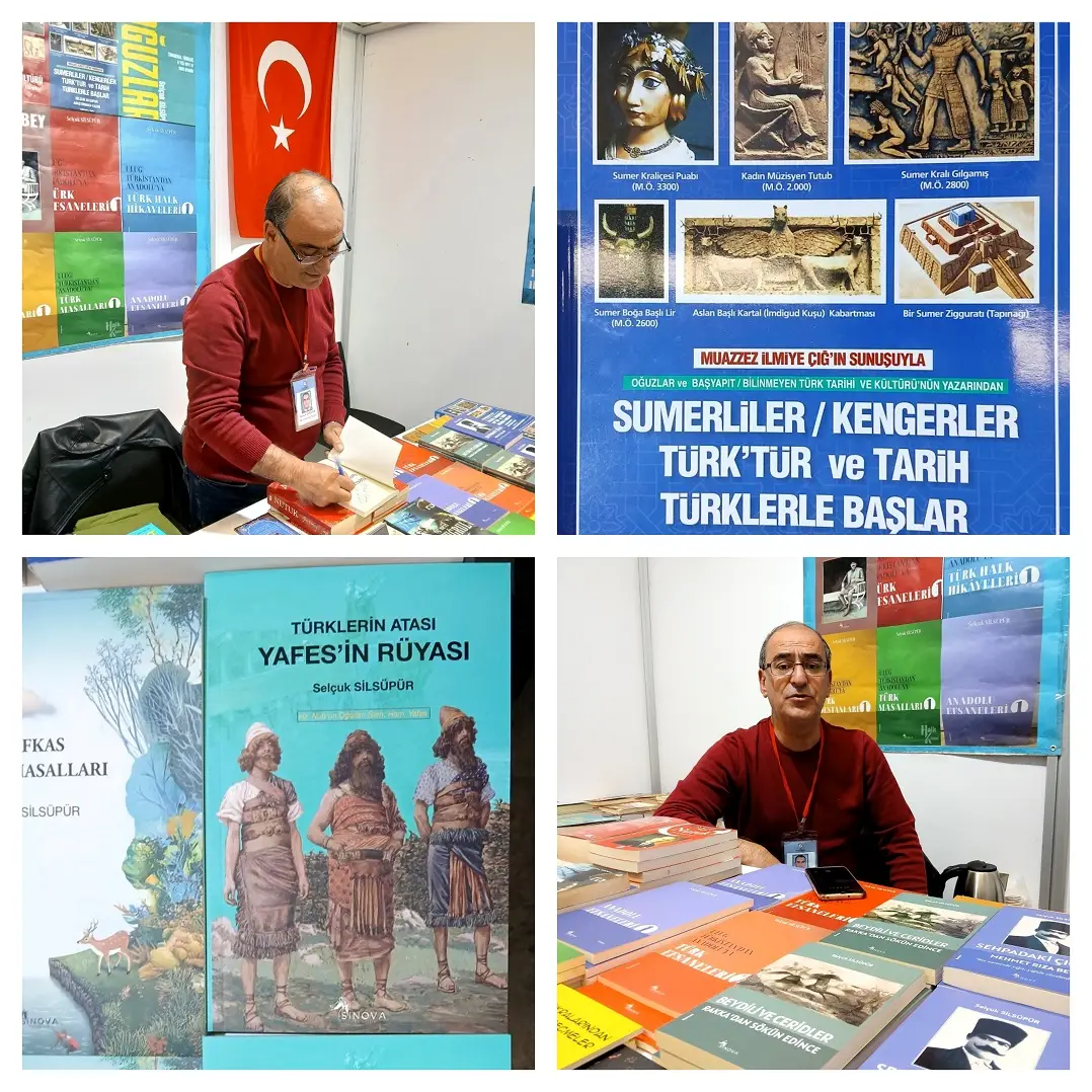 Yazar Selçuk Silsüpür Ankara Kitap Fuarı Congresium Sümerliler Yafesin Rüyası