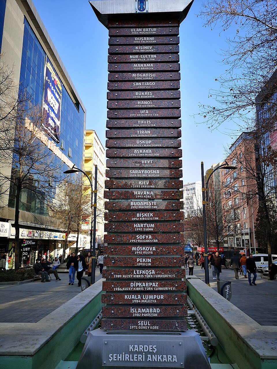 Ankara'nın Kardeş Şehirleri Anıtı, 2023 02
