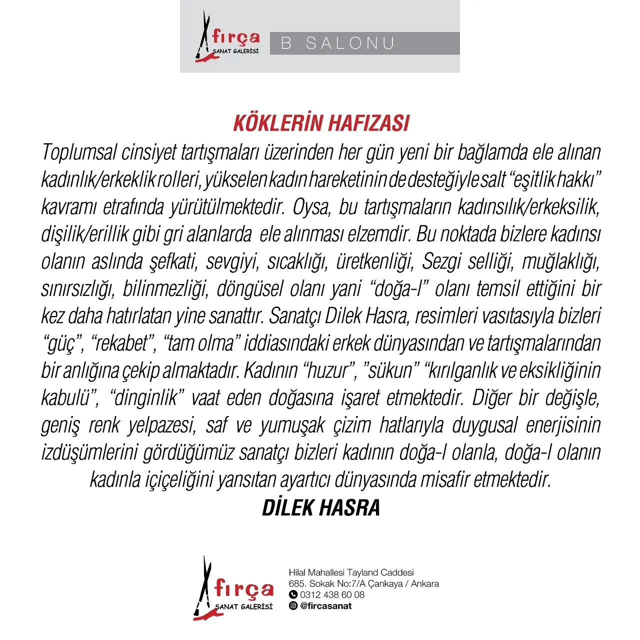 Dilek Hasra Köklerin Hafızası Fırça Sanat Galerisi Resim Sergisi (2)