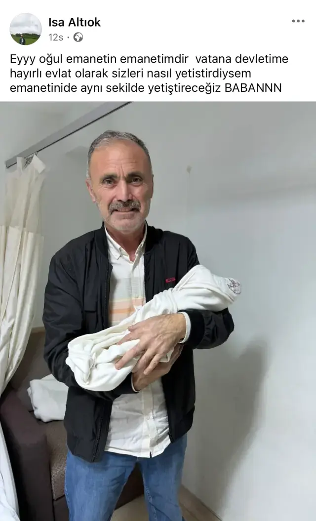 Dusen Ucakta Sehit Olan Astsubayin Bebegi Dunyaya 19307936 1229 M