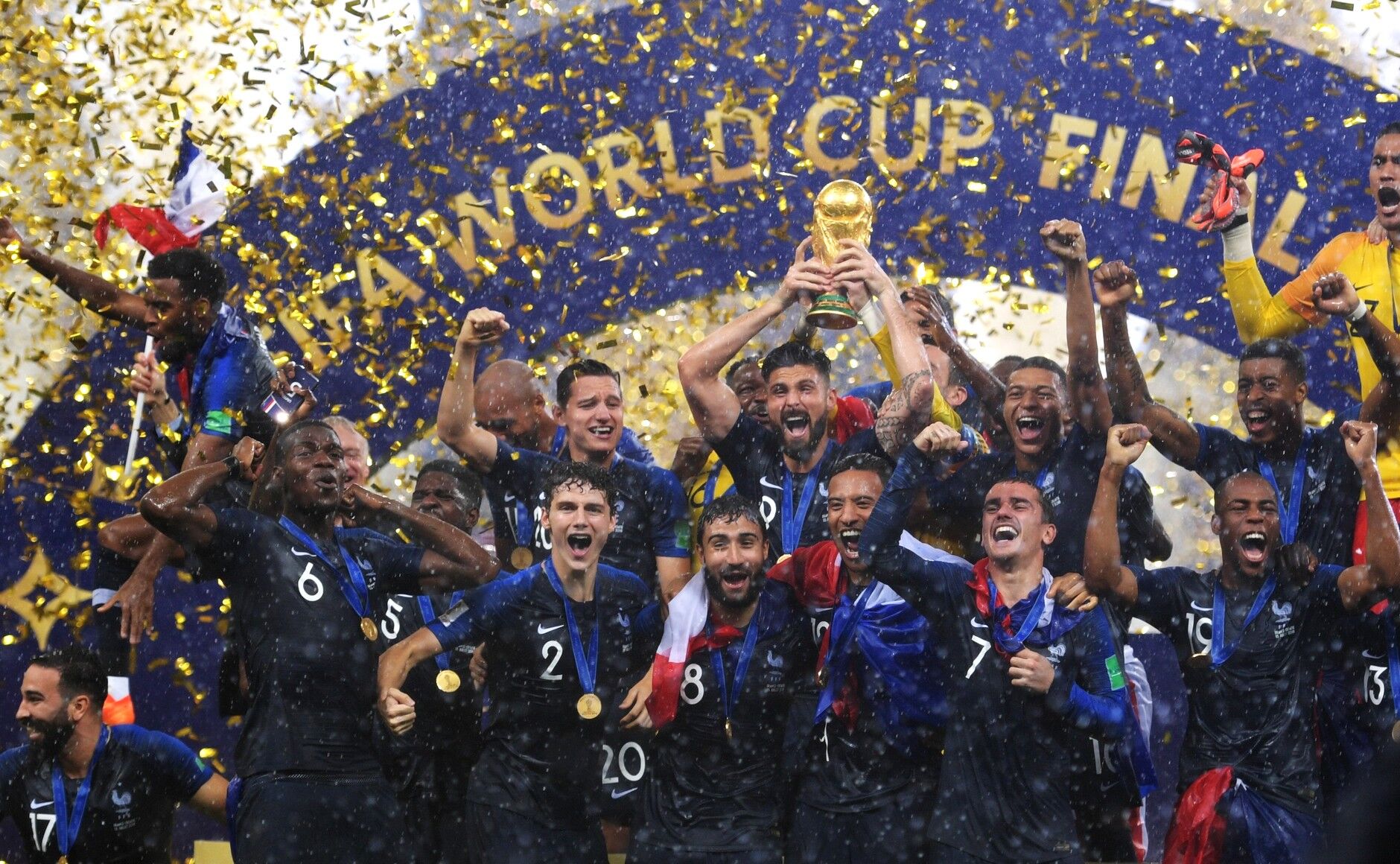 France Champion Of The Football World Cup Russia 2018