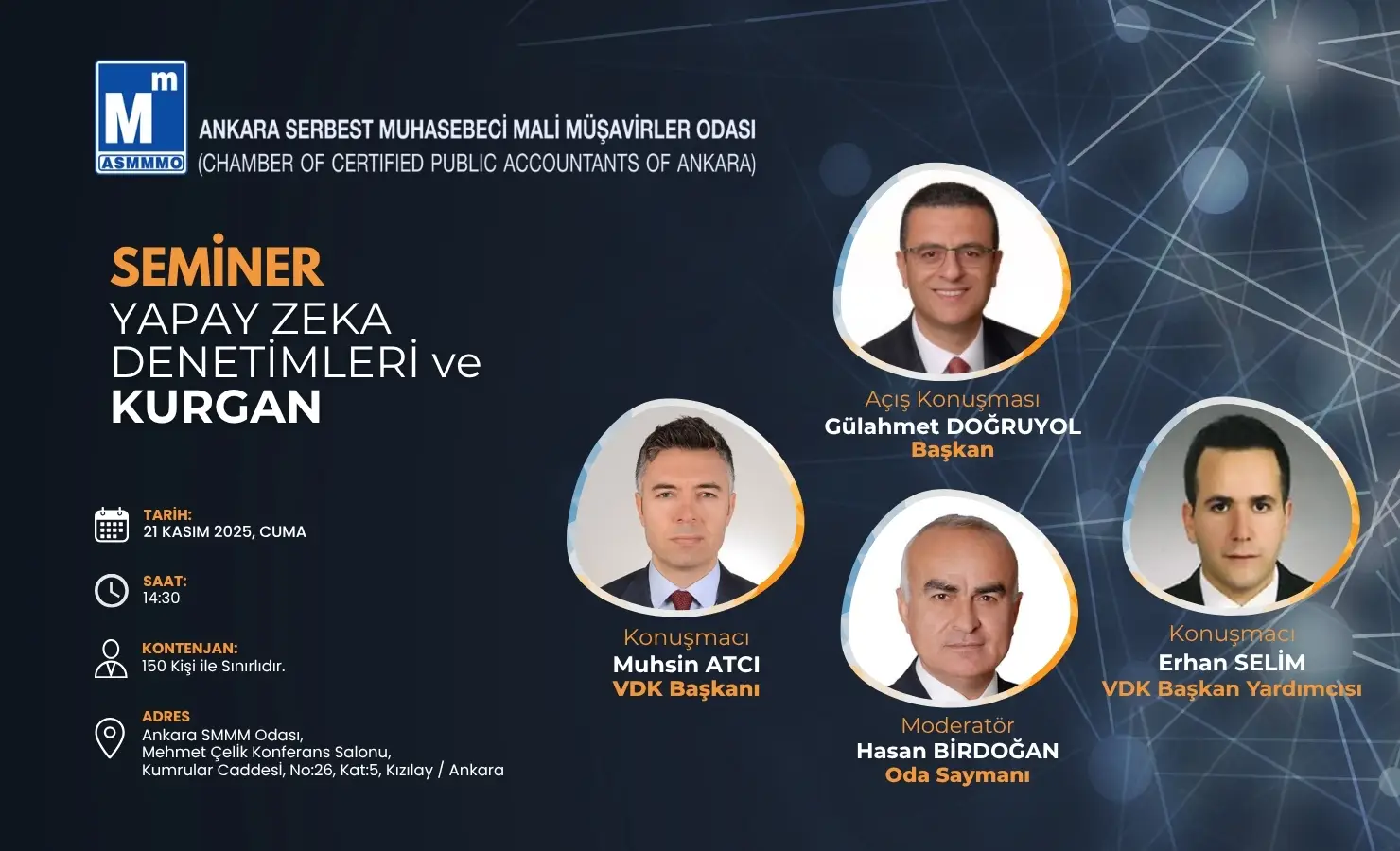 Hasan Birdoğan Yapay Zeka Denetimleri Kurgan Seminer Vdk Muhsin Atcı Erhan Selim (1)