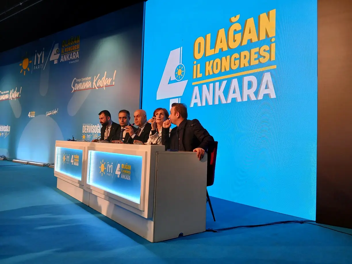 Iyi Parti Olağan Ankara Il Kongresi Nazım Hikmet Kültür Merkezi Divan Cihan Paçacı