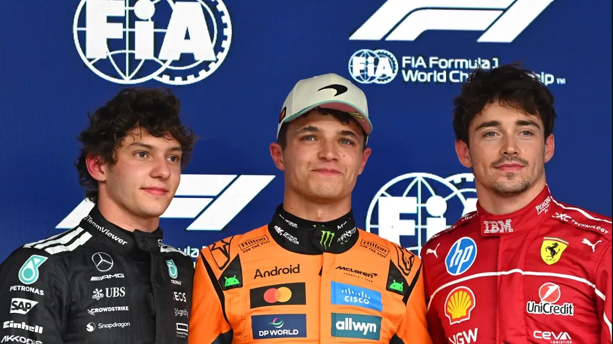 Mclaren Lando Norris Sao Paulo Sıralama Antonelli Leclerc