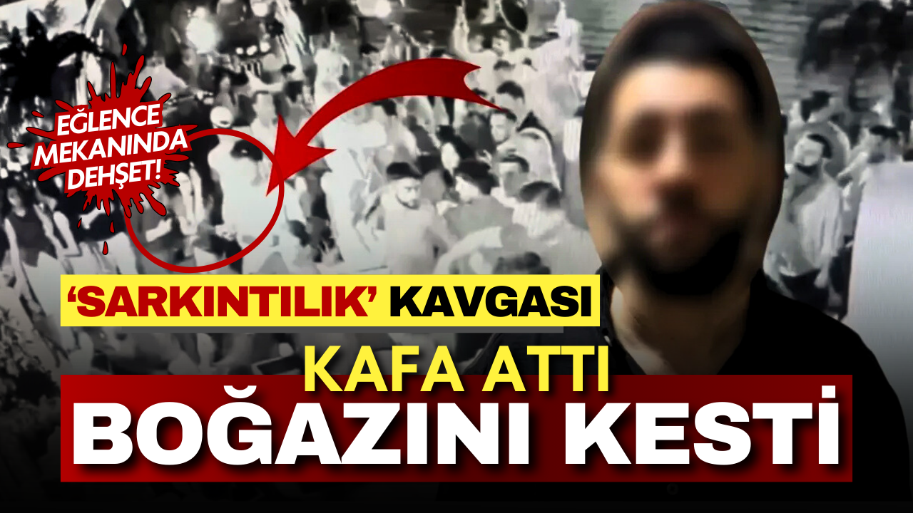 Beyoğlu’nda eğlence mekanında dehşet: Cam bardakla boğazından yaraladı