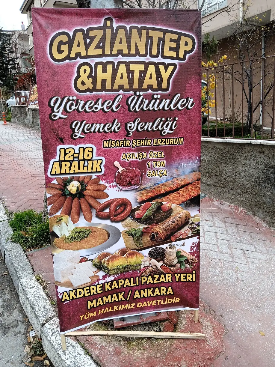 Hatay Gaziantep Yöresel Ürünler Yemek Şenliği Tekstil Hedyelik Akdere Mamak (1)