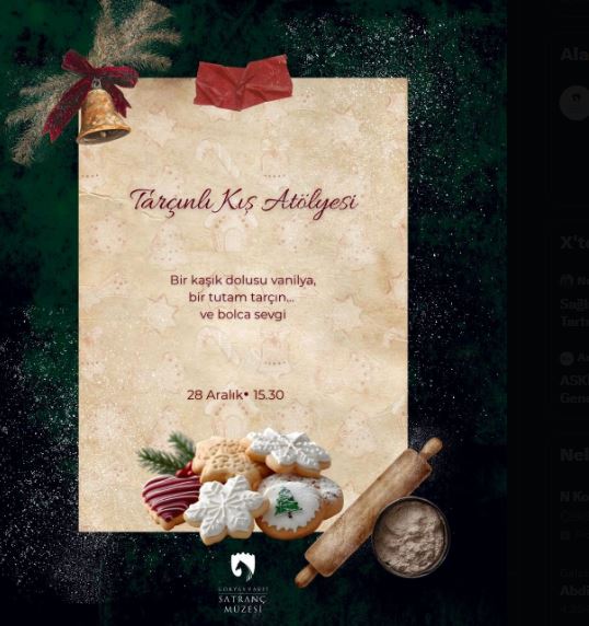 Tarçınlı Kış Atölyesi