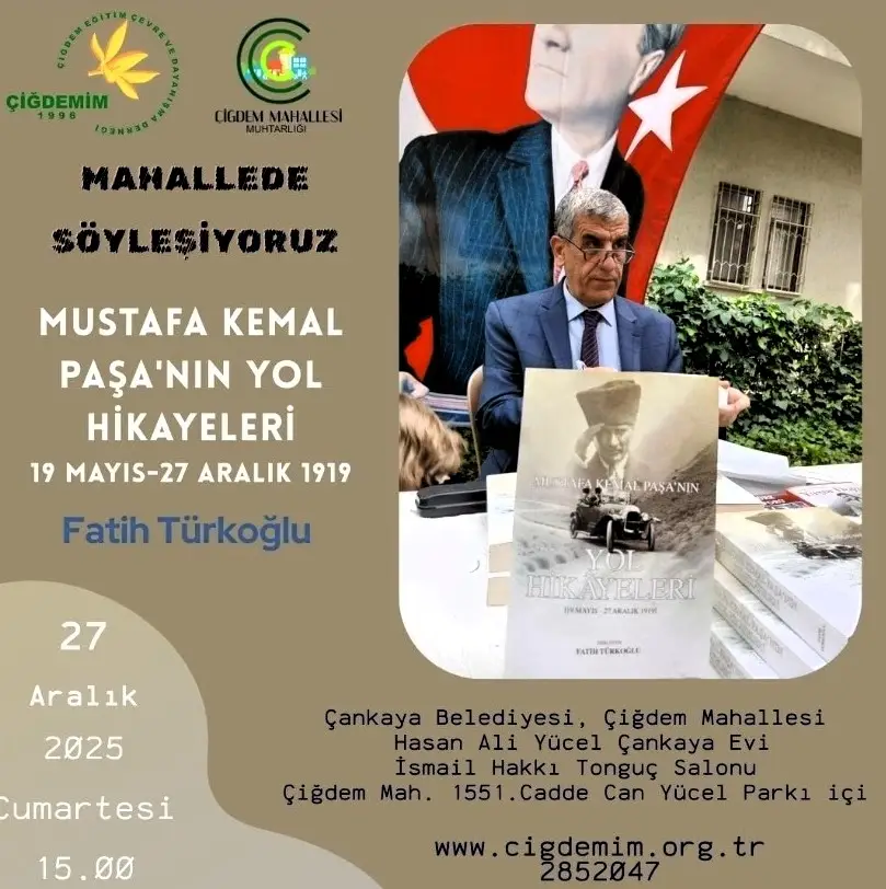 Yazar Fatih Türkoğlu Mahallede Söyleşiyoruz Çiğdem