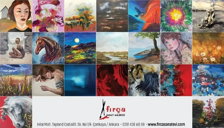 Yeni Yıl Hediye Yeni Arayışlar Resim Sergisi Fırça Sanat Semra Sancak (1)