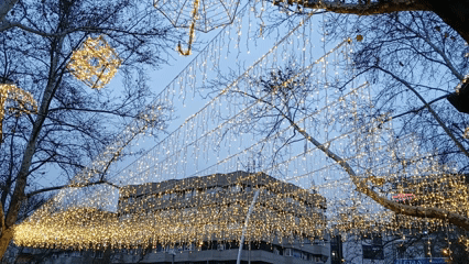 Yılbaşı Tunalıhilmi Kuğulupark Noel Işık Yeniyıl Çankaya Başkent Süs