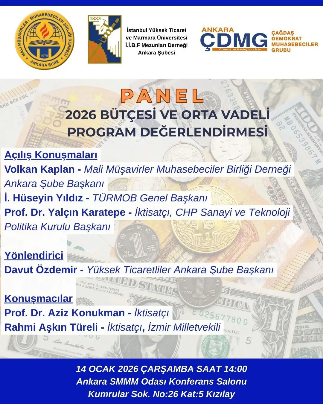 2026 Bütçesi Ve Orta Vadeli Program Değerlendirmesi Panel Asmmmo