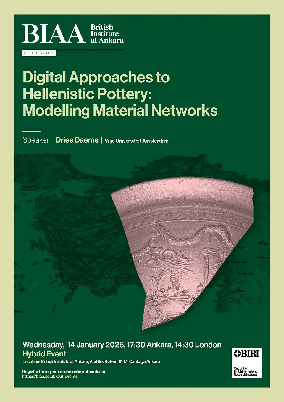 Ankara İngiliz Enstitüsü Biaa Helenistik Seramiklere Dijital Yaklaşımlar (1)
