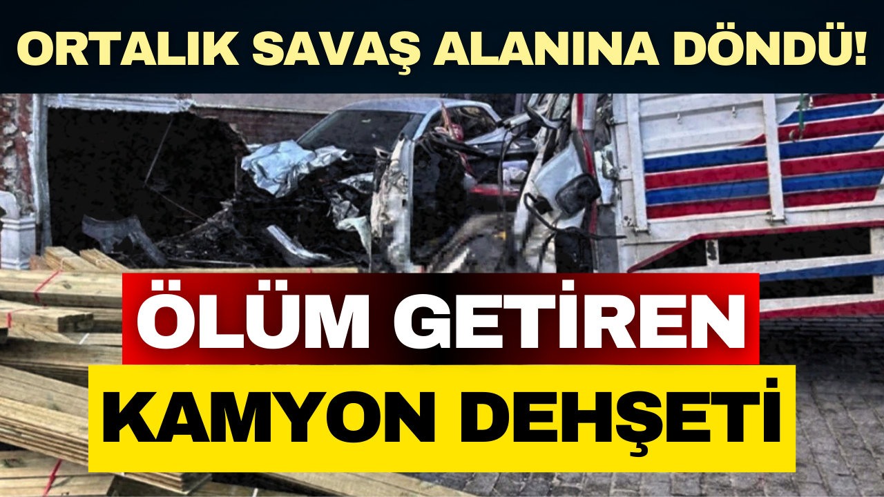 Beykoz’da kamyon dehşeti: Dükkana daldı 2 kişi hayatını kaybetti