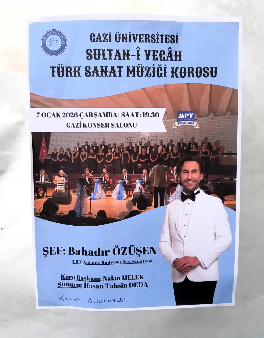 Gazi Üniversitesi Sultan I Yegah Tsm Korosu Şef Bahadır Özüşen Konser (1)