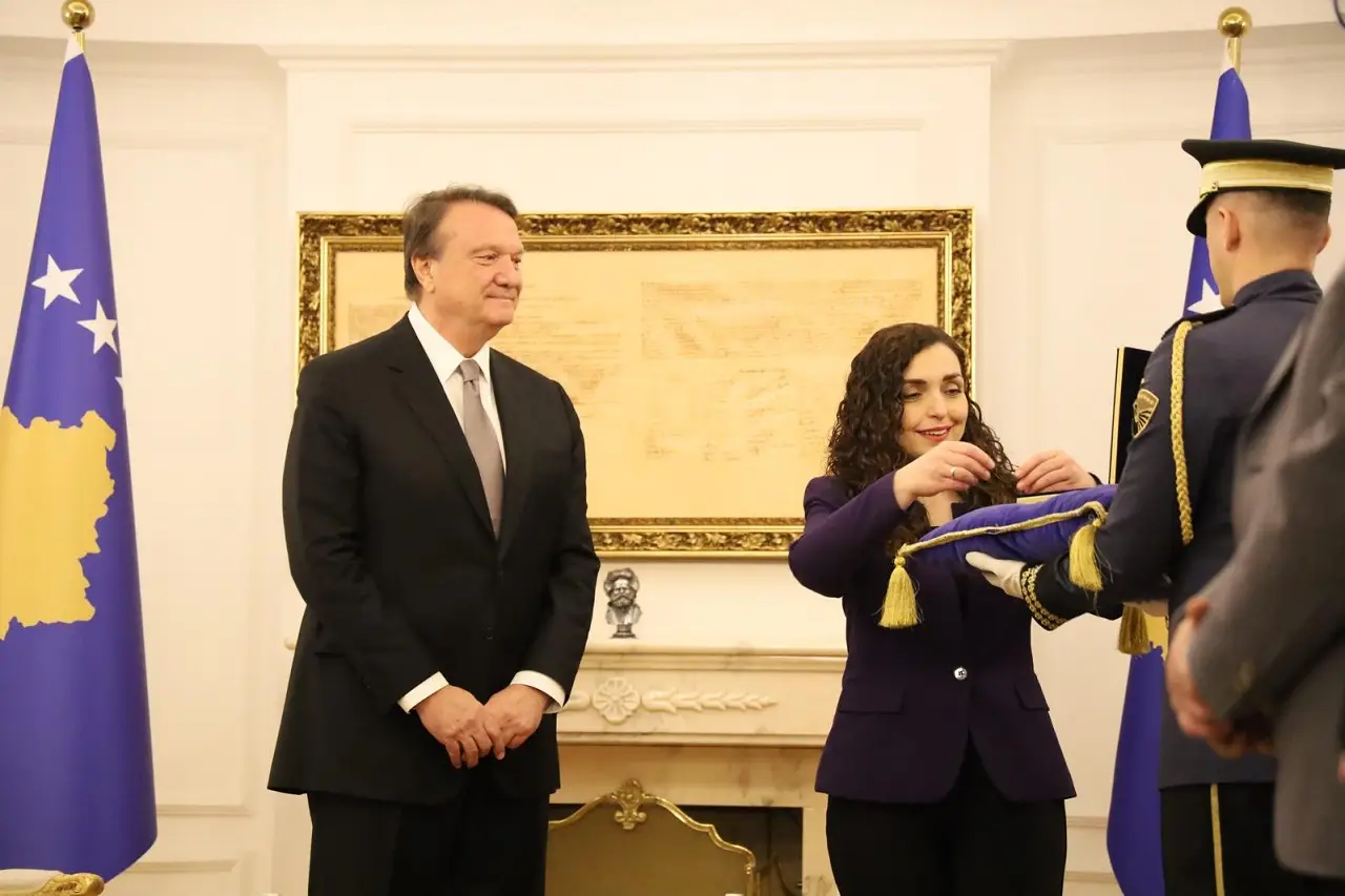 Hasan Arat Kosova Cumhurbaşkanı Vjosa Osmani Onur Nişanı (6)