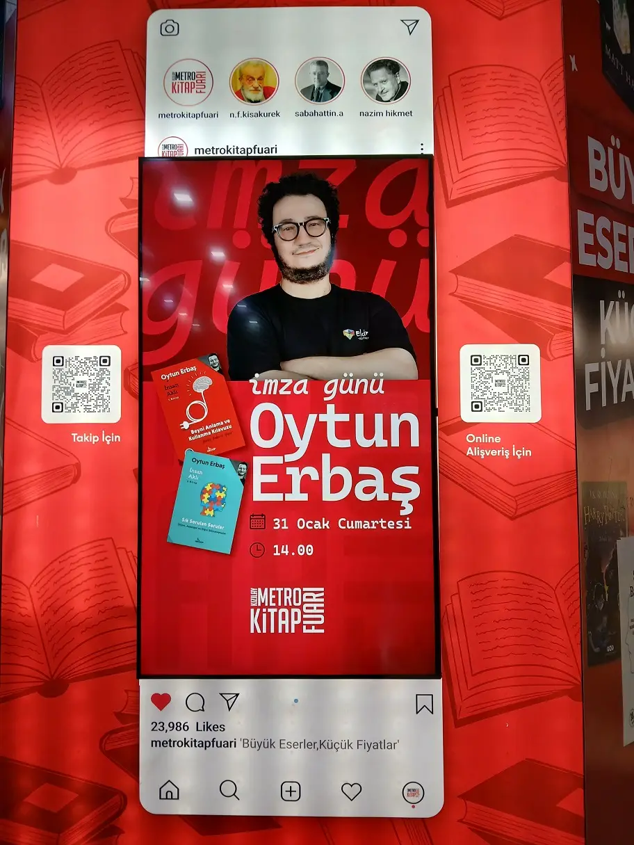 Oytun Erbaş Imza Günü Metro Kitap Kızılay Insan Aklı (2)