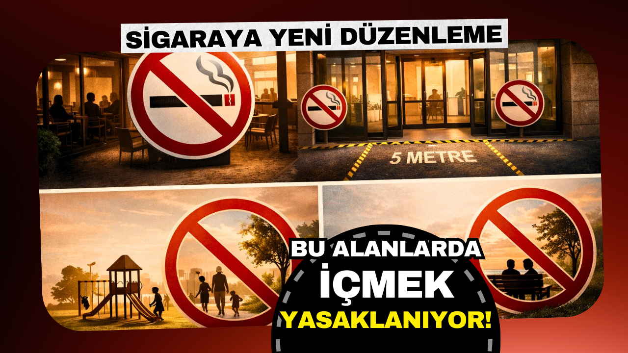 Sigaraya yeni düzenleme geliyor: Bu alanlarda içmek yasaklanıyor!