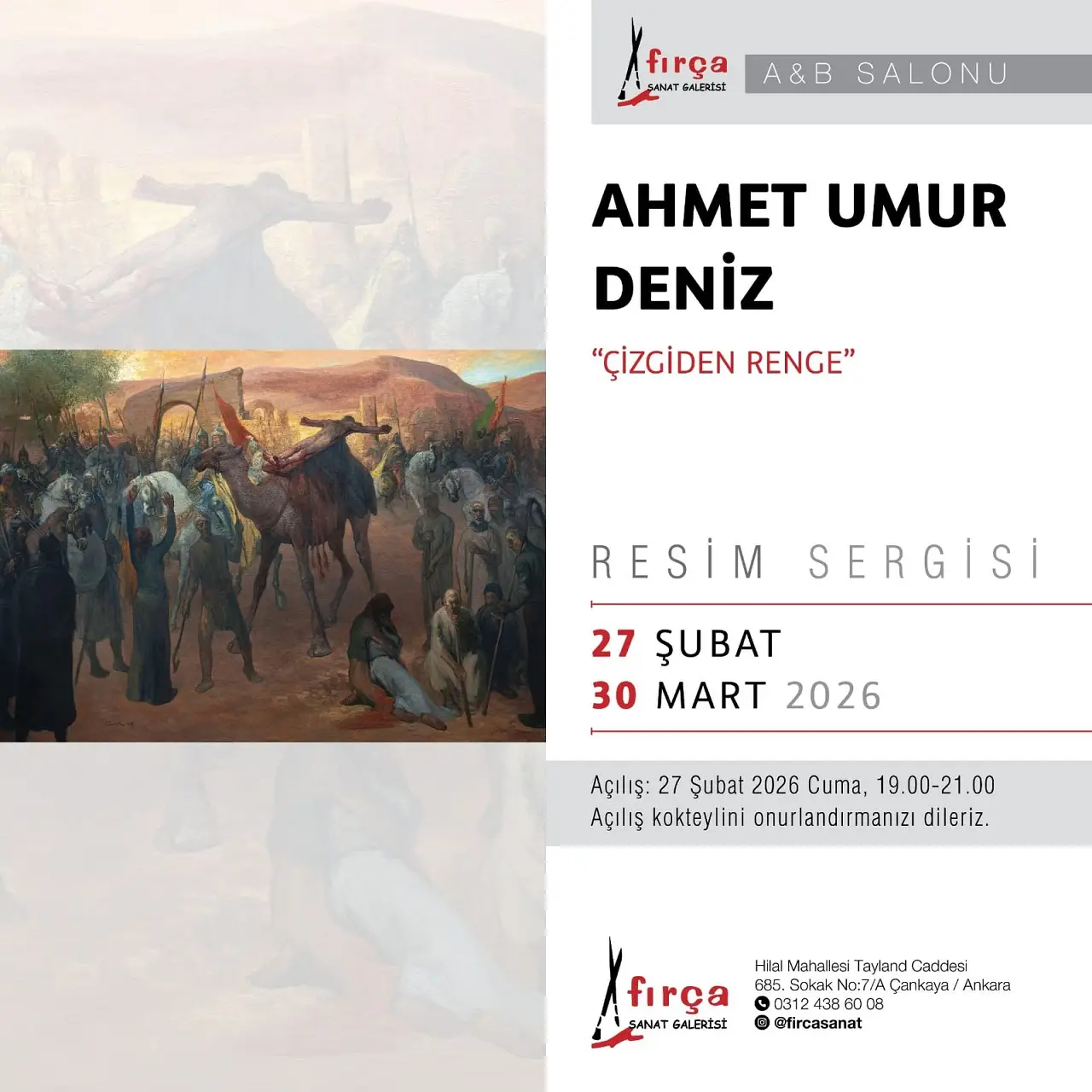 Ahmet Umur Deniz Çizgiden Renge Resim Sergisi Fırça Sanat Galerisi (1)