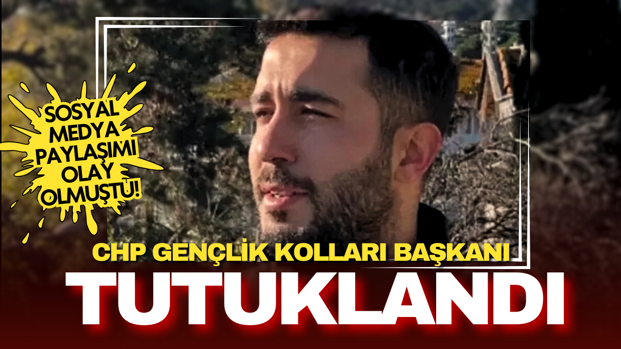 CHP Adalar Gençlik Kolları Başkanı Ramazan Yıldız tutuklandı