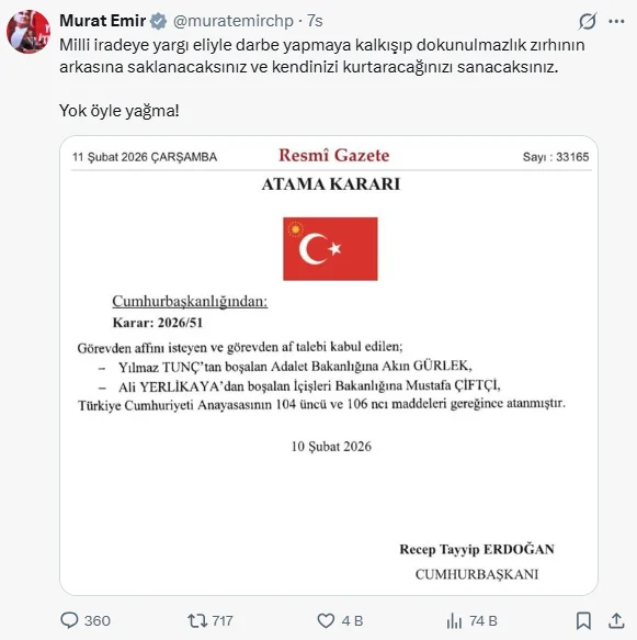 Chp Den Akin Gurlek In Adalet Bakanligi Na 19556370 9788 M