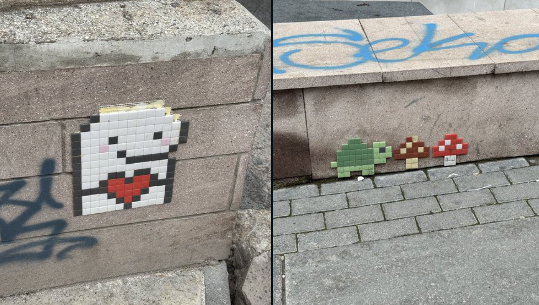 Gri betonlara renkli dokunuş: Pixel art akımı Ankara'yı sardı!
