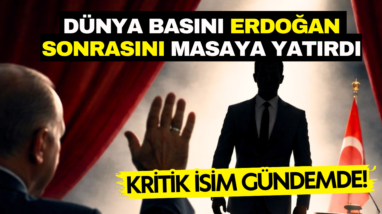 Erdoğan sonrası senaryo dünya basınında! Oklar o isme işaret ediyor!