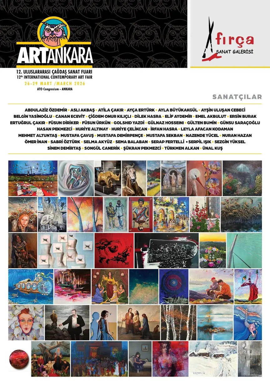 Artankara Uluslararası Çağdaş Sanat Fuarı Fırça Sanat Galerisi