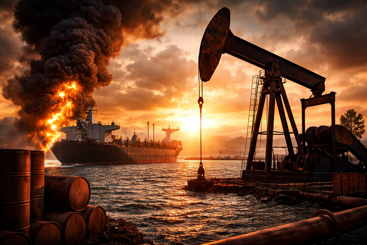 Savaşın faturası ağır oldu! Brent petrolün fiyatı uçtu