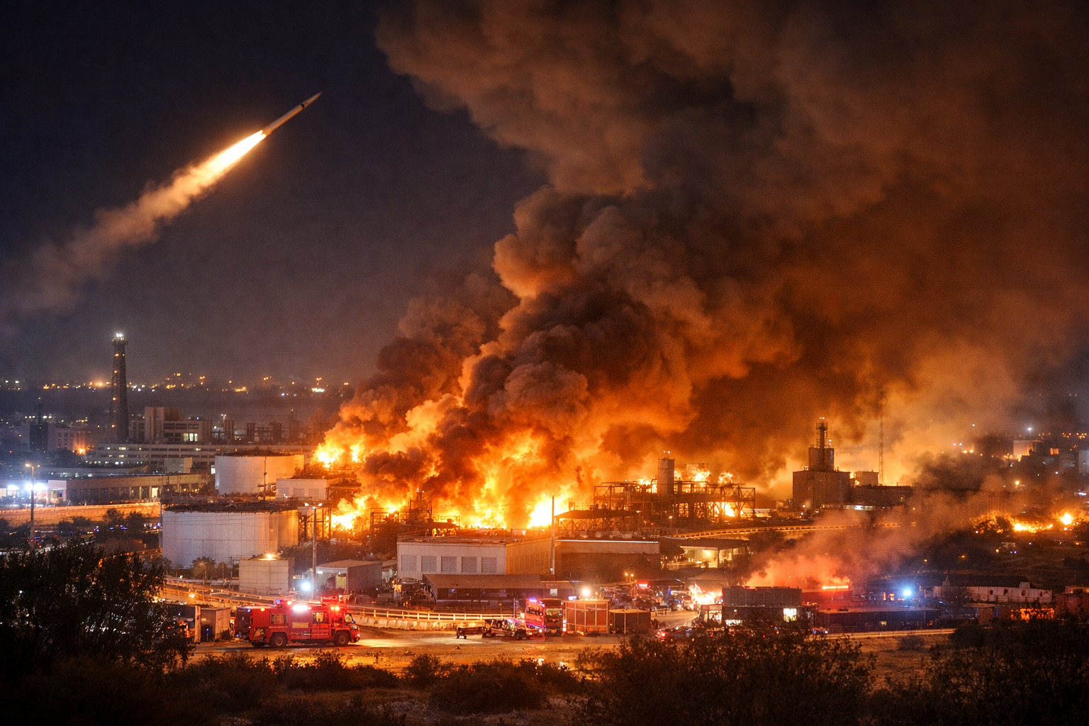 Dediklerini yaptılar! İran'dan İsrail'deki sanayi bölgesine füze saldırısı