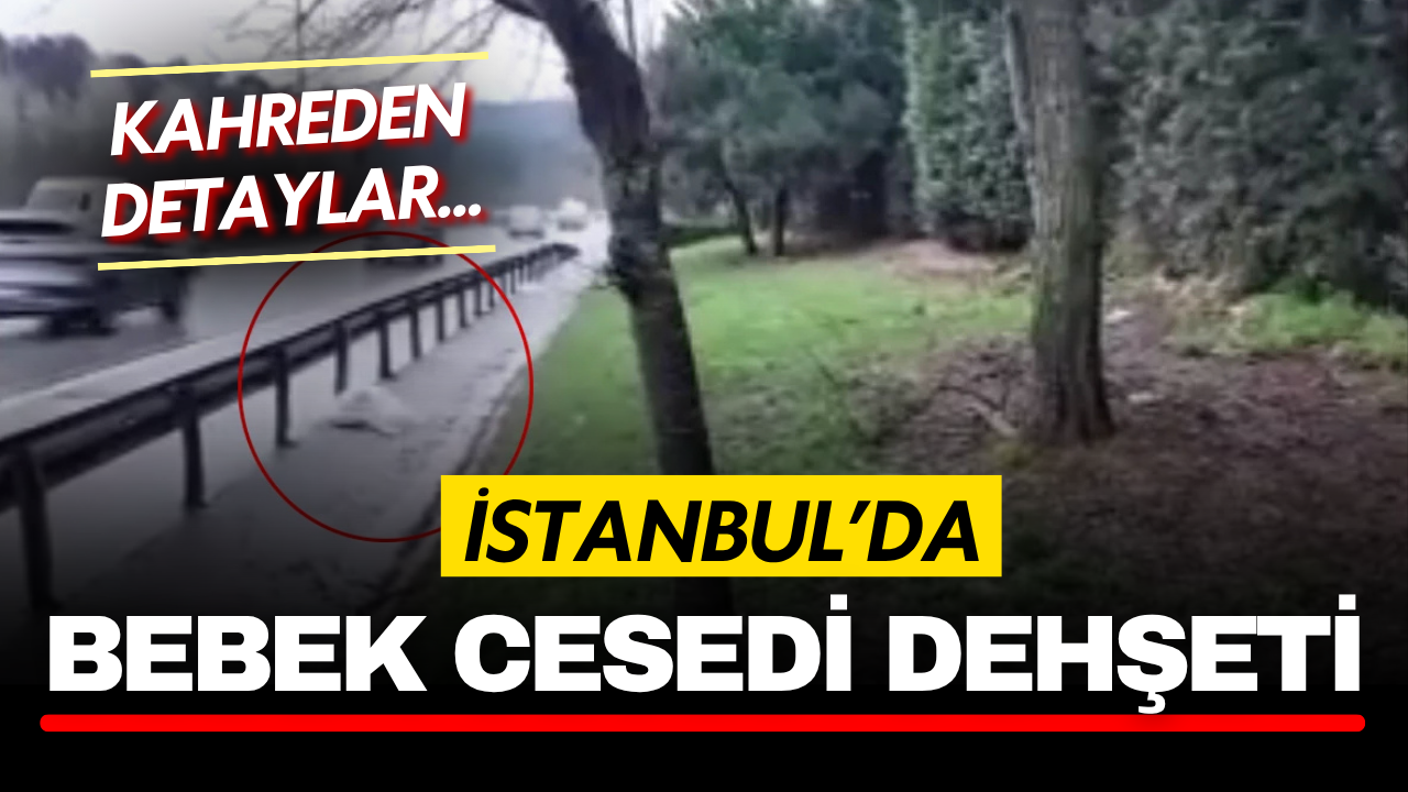 İstanbul’da kahreden olay: Yol Kenarına atılmış bebek cesedi bulundu!