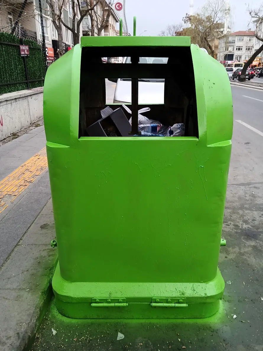 Mamak Belediyesi Temizlik Işleri Çöp Konteyneri Boya (4)
