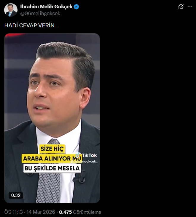 Melih Gökçek Gökhan Günaydın