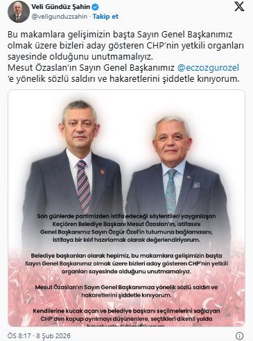 Veli Gündüz Şahin Chp Mamak