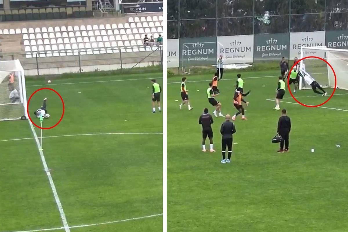 Volkan Demirel yıllar sonra eldivenleri taktı, kaleye geçti! Performansı adeta büyüledi