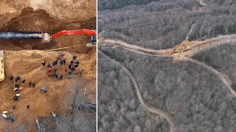 Düzce’de göçük faciası: Doğal gaz çalışmasında 1 işçi hayatını kaybetti