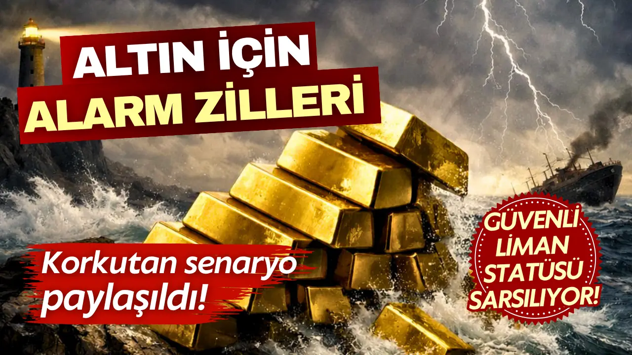 Altın yatırımcısı için korkutan senaryo: Güvenli liman statüsü sarsılıyor!