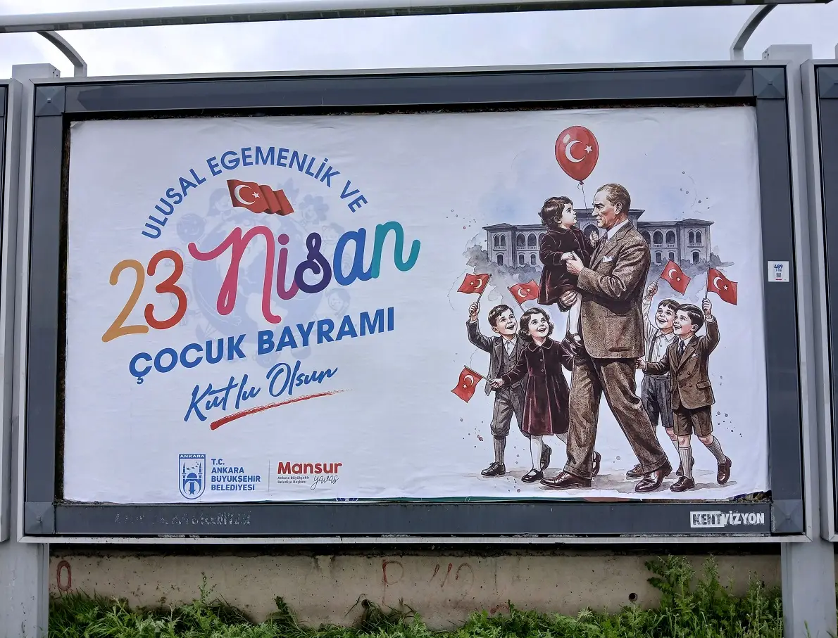 Atatürk 23 Nisan Çocuk Bayramı Abb Bilboard Afiş (3)