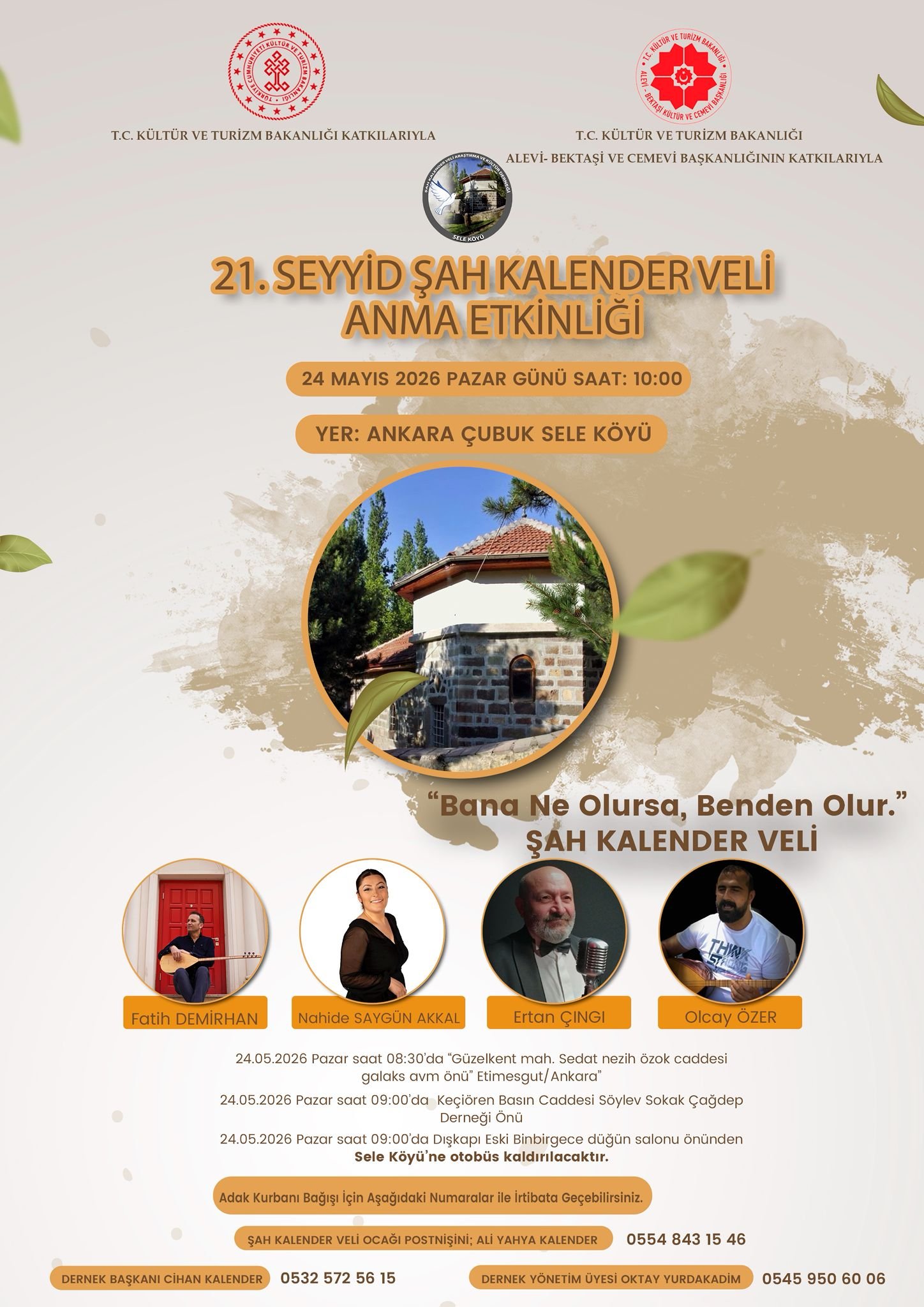 Çubuk Sele Köyü 21 Şah Kalender Etkinliği