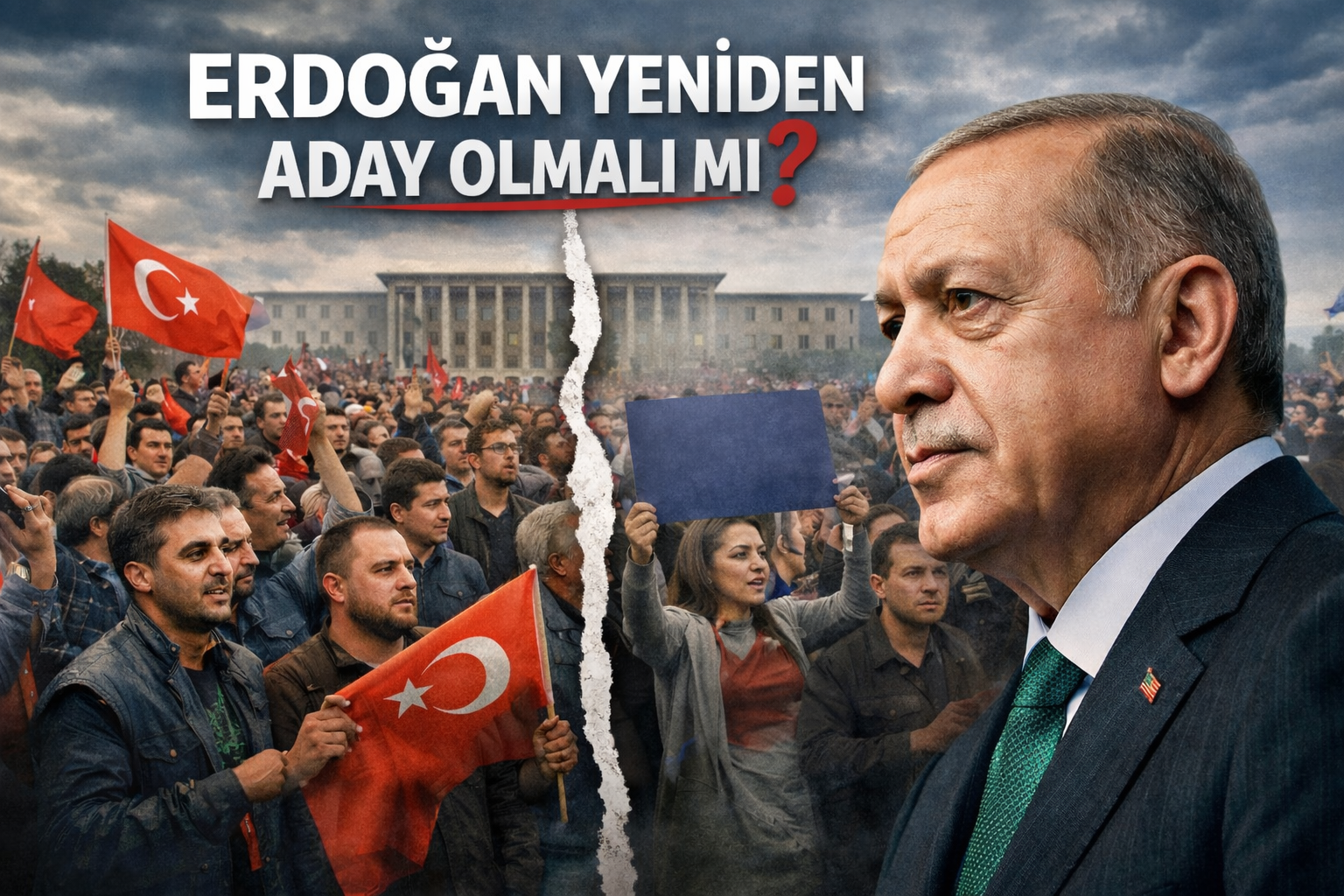 Seçmen ikiye bölündü: Erdoğan için "aday olmalı mı?" sorusuna verilen yanıtlar!