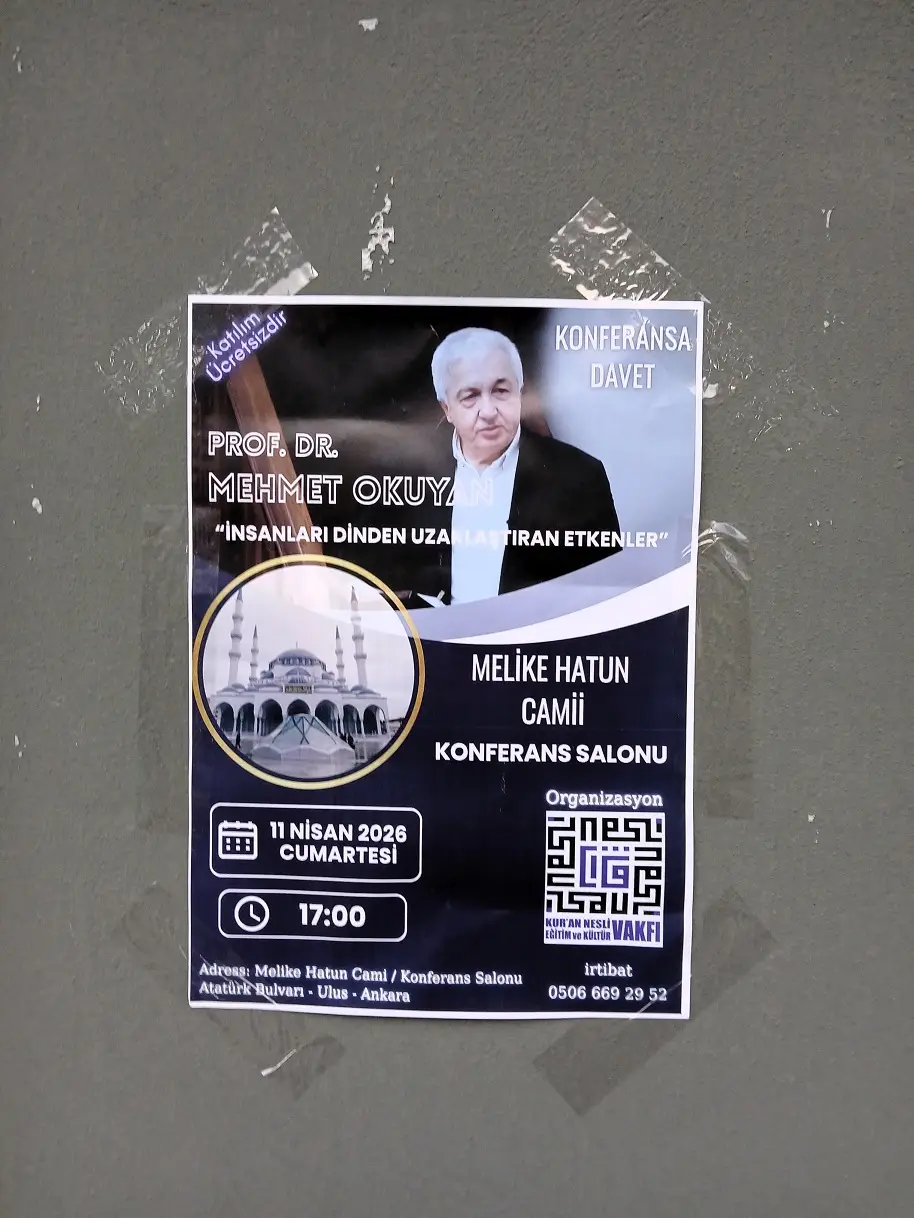 Ilahiyatçı Yazar Mehmet Okuyan Melike Hatun Camii Konferans (5)