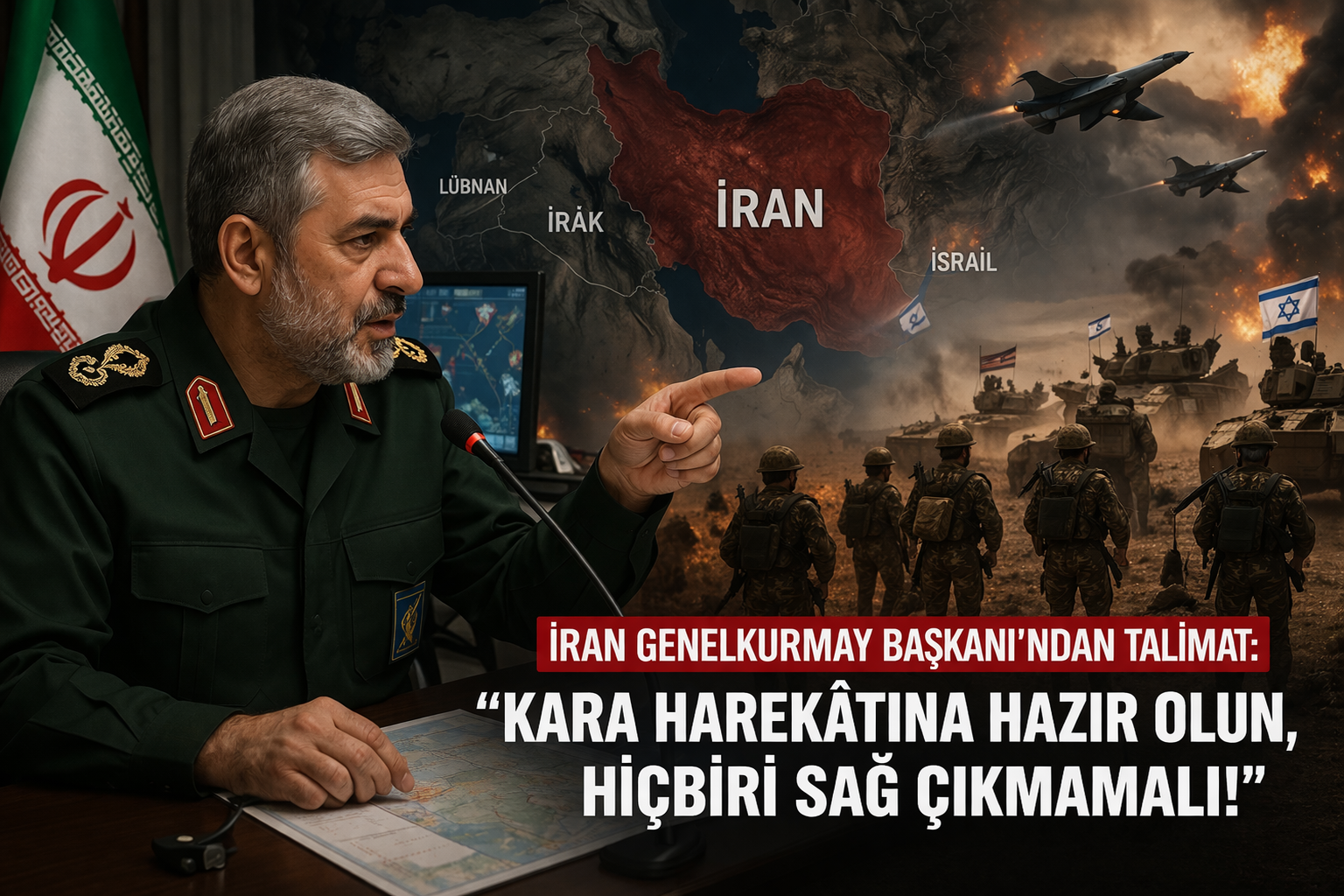 İran Genelkurmayı'ndan talimat! "Kara harekatına hazır olun, hiçbiri sağ çıkmasın"