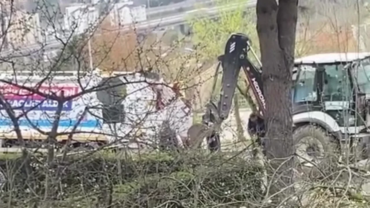 İzmit’te çukur kazası: SEDAŞ’ın açtığı alana belediye kamyonu saplandı