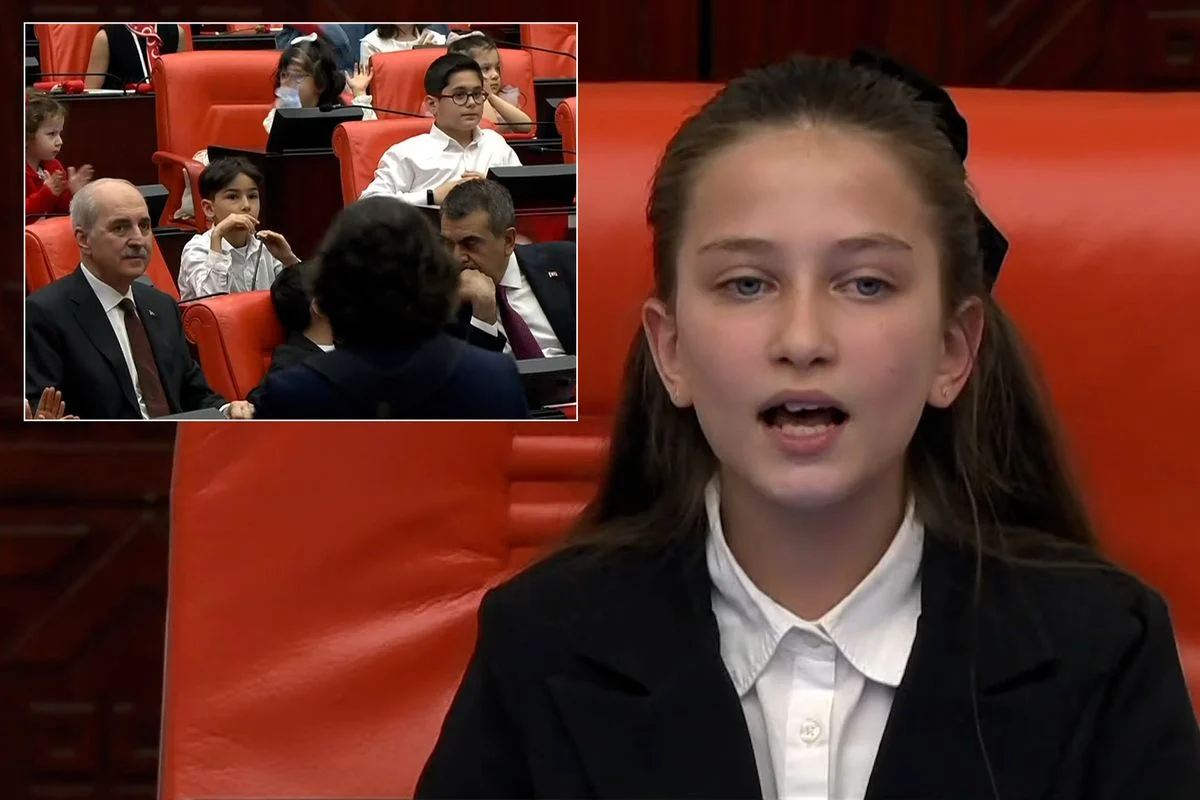 TBMM'de 23 Nisan özel oturumu: İnci Yıldız Şentürk’ün konuşması duygulandırdı