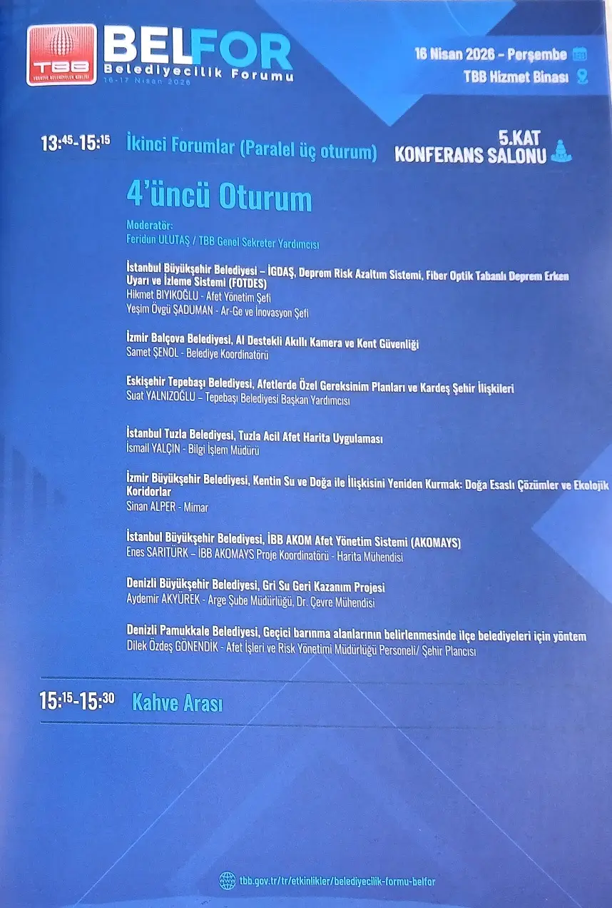 Türkiye Belediyeler Birliği Tbb Belfor Forum
