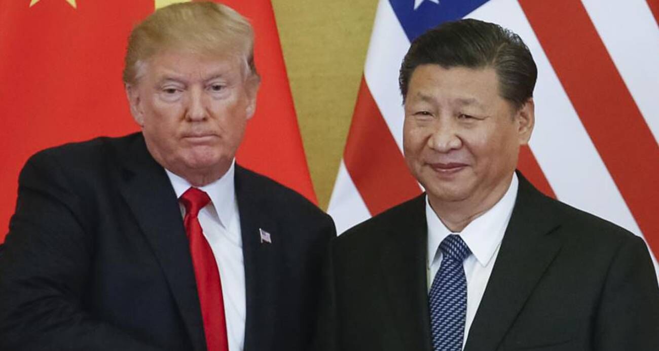 Abd Başkanı Donald Trump Çin Devlet Başkanı Şi Jinping