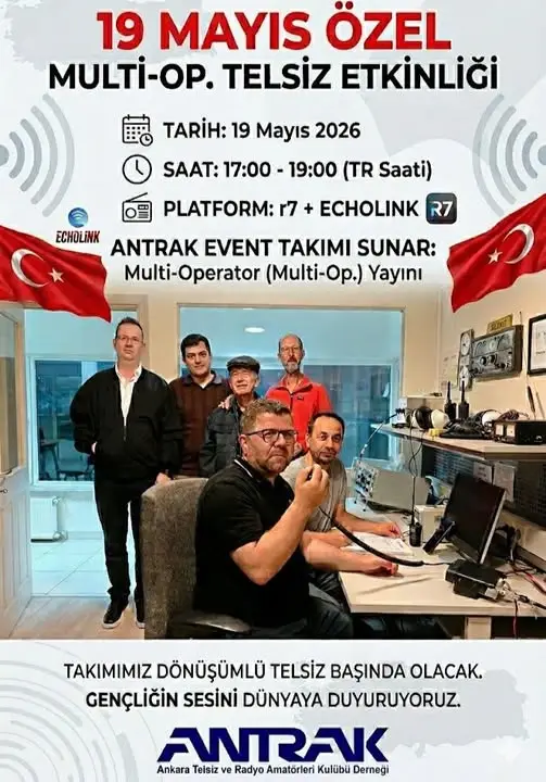 Antrak Event Takımı 19 Mayıs Özel R7 Echolink Yayın (1)