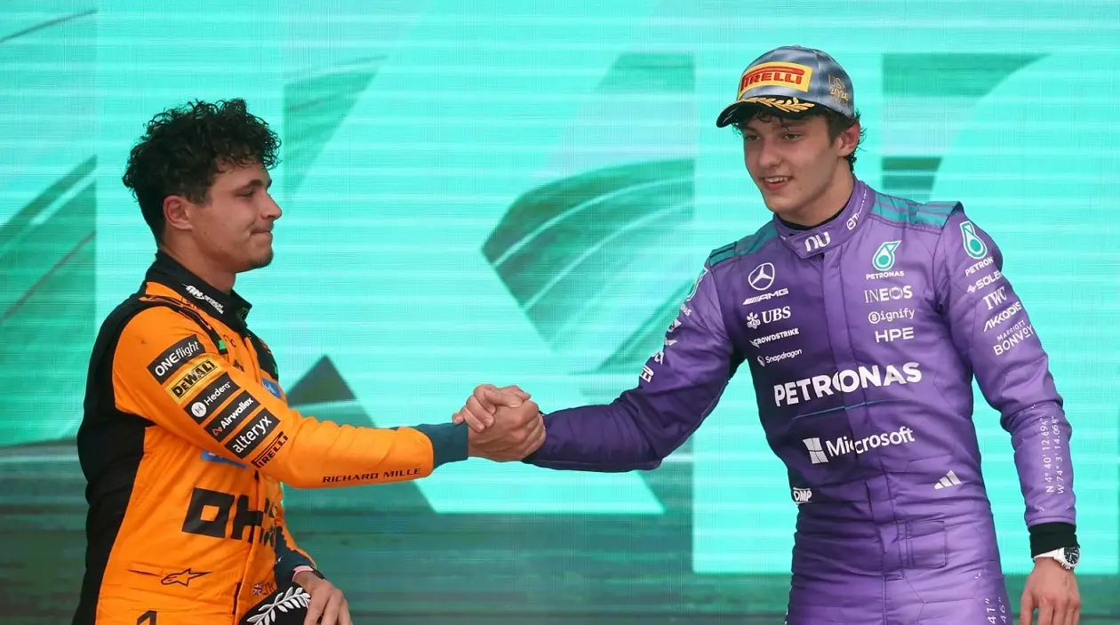F1 Formula1 Miami Gp Kimi Antonelli Mercedes Lando Norris Mclaren