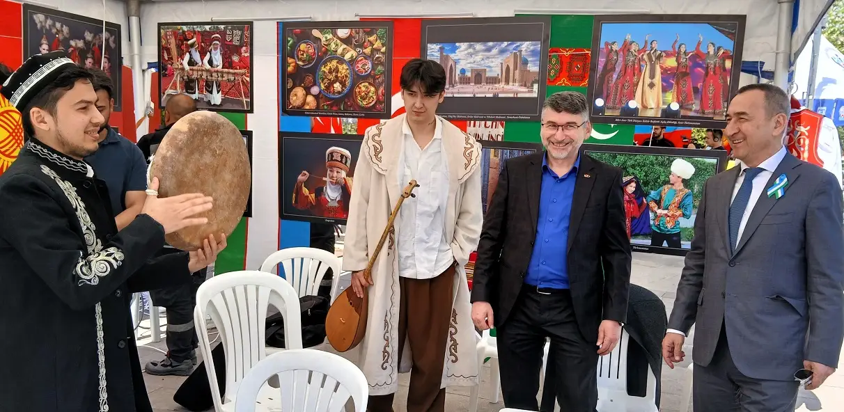 Ozbekistan Ankara Büyükelçisi İlham Haydarov Azizbek Kurbanov Doyra